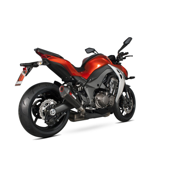 Scorpion Exhaust Kawasaki Z1000 2014 - 2016 Serket Taper Slip-on (Pair) Carbon Fibre Sleeve
